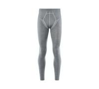 Falke Wool-Tech Long Tight Homme Gris - Collants et corsaires de randonnée XL