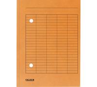 Falken 100x chemise à rabats A4, RC-Crt, 2 trous de visualisation, 2 faces, orange, 80004211F