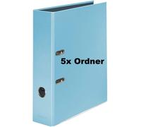 Falken 15062630 Classeur Pastell Color - A4, 8 cm, bleu ciel