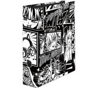 FALKEN 21002200F FALKEN Manga Black and White Motivordner 8,0 cm DIN A4