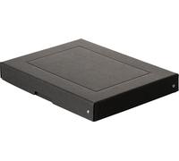 Falken - Réf. 22001688000F - PureBox - 1 boîte de rangement avec couvercle - emballage cadeau - sans plastique - Format A3 - hauteur 100 mm - poignée découpée - entourée d'un ruban - Couleur noire