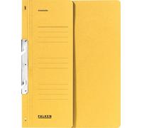 Falken 80000672 Classeur à levier A4 1/2 couverture, jaune, carton de manille, 250 g/qm