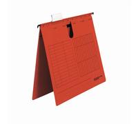 Falken 80002744 Dossier suspendu UniReg - A4, 230 g/qm, agrafage mécanique, carton Manila-RC, rouge