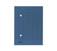 Falken 80004179 Fardes à rabats - A4 bleu, carton manila, 250 g/qm