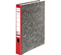Falken 80023302 Classeur recyclé en marbre de nuages A4, dos rouge 50mm