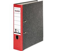 Falken 80024516 Classeur en marbre de nuages recyclé A4, dos rouge 80mm