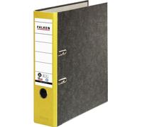 Falken 80024813 Classeur en marbre de nuages recyclé A4, dos jaune 80mm