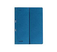 FALKEN Chemise à oeillet, format A4, carton Manila RC, bleu,50pcs demi couverture