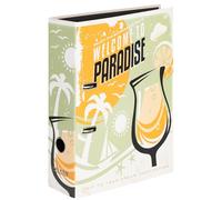 Falken Classeur à motifs Retro Paradise. Fabriqué en Allemagne. 8 cm, DIN A4, papier noir intérieur