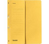 Falken classeur à oeillets 80000532 DIN A4 demi-couverture agrafage d'autorité jaune