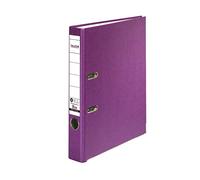 Falken Classeur écologiques Recycolor. Fabriqué en Allemagne. 5 cm, DIN A4, violet. Revêtement extérieur en papier coloré. 1 pièce