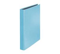Falken Classeur PastellColor. Fabriqué en Allemagne. Mécanisme à anneaux 2D DIN A4, hauteur de remplissage 25 mm, bleu ciel, idéal pour le bureau et l'école