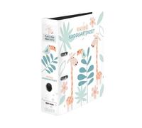Classeur original Falken avec poche. fabriqué en Allemagne, 8 cm de large, format DIN A4, motif jungle « Meine Kindergartenzeit ». Classeur à collectionner pour enfants.