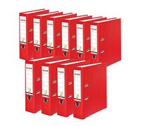 Falken - Classeur Rigide DIN A4 10er Pack breit rouge