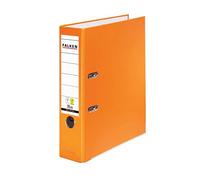 Falken - Classeur Rigide Largeur du dos : 80 mm. breit Orange.