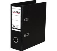 Falken classeur S80 11285830 DIN A5 vertical 80mm carton dur noir