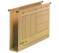 Falken Classeur suspendu UniReg. Fabriqué en Allemagne. En carton recyclé pour format DIN A4, fond en carton 6 cm, marron