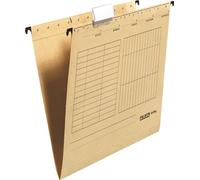 Falken dossier suspendu 11287745 ouvert sur le côté marron 5 pcs/paquet.