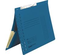 Falken Falken classeur à levier, pour DIN A4, 320g/m² Manila-RC-Crt., agrafage d'autorité, avec fente de perforation, avec pochette extensible sur la couverture arrière bleu