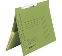 Falken Falken classeur à levier, pour DIN A4, 320g/m² Manila-RC-Crt., agrafage d'autorité, avec fente de perforation, avec pochette extensible sur la couverture arrière vert
