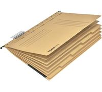 Falken Falken Projekt- und Personalhefter UniReg, 230g/m²-carton kraft, agrafage commercial, avec 6 intercalaires, 5 fixations, avec pochette brune
