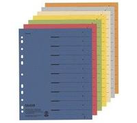 Falken Intercalaires, Format A4, Carton Kraft Rc, Bleu