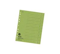 Falken - Diviseurs en carton recyclé A4-100er Pack vert