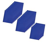 Falken Lot de 25 chemises à rabats recyclées DIN A4, couleur intense bleu foncé. Fabriqué en Allemagne. Classeurs scolaires.