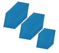 Falken Lot de 25 chemises à rabats recyclées DIN A4, couleur intense bleue. Fabriqué en Allemagne. Classeurs scolaires.