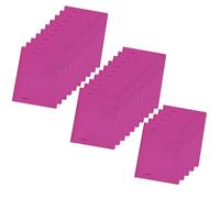 Falken Lot de 25 chemises à rabats recyclées DIN A4, couleur intense rose. Fabriqué en Allemagne. Classeurs scolaires.