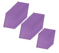 Falken Lot de 25 chemises à rabats recyclées DIN A4, couleur intense violet. Fabriqué en Allemagne. Classeurs scolaires.