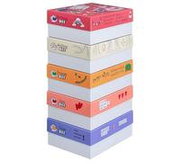 Falken Lot de 5 boîtes StoryBox assorties. 120 mm de haut DIN A4+ Fabriqué en Allemagne. Boîte cadeau avec couvercle. Idéal pour les souvenirs, les photos, les collections, les images, le bricolage