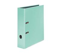 Falken PastellColor Classeur à anneaux en plastique avec fente Vert menthe Largeur 8 cm Format A4