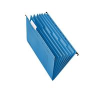 Falken Porte-projet et porte-documents UniReg. Fabriqué en Allemagne. En carton recyclé pour format A4 ouvert sur le côté bleu Blauer Engel Dossier personnel pour le rangement des feuilles en vrac
