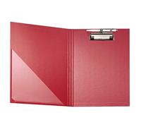 Falken Porte-documents haut de gamme. Fabriqué en Allemagne. Extérieur et intérieur en plastique pour format A4, avec pochette sur la couverture avant et porte-stylo rouge.