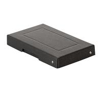 Falken - Réf. 22001720000F - PureBox - 1 boîte de rangement avec couvercle - emballage cadeau - sans plastique - Format A5 - hauteur 100 mm - poignée découpée - entourée d'un ruban - Couleur noire