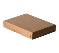 Falken - Ref. 22001808000F - PureBox Nature - 1 boîte de rangement avec couvercle - emballage cadeau - sans plastique - format A5 - hauteur 40 mm - poignée découpée - entourée d'un ruban