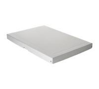 Falken - Réf. 22002144000F - PureBox PRO - 1 boîte de rangement avec couvercle - emballage cadeau - sans plastique - Format A2 - hauteur 40 mm - poignée découpée - entourée d'un ruban - Blanc