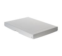 Falken - Réf. 22002160000F - PureBox PRO - 1 boîte de rangement avec couvercle - emballage cadeau - sans plastique - Format A3 - hauteur 40 mm - poignée découpée - entourée d'un ruban - Blanc