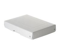 Falken - Réf. 22002192000F - PureBox PRO - 1 boîte de rangement avec couvercle - emballage cadeau - sans plastique - Format A5 - hauteur 40 mm - poignée découpée - entourée d'un ruban - Blanc