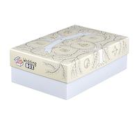 Falken - Ref. 22002304000F - Story box Wedding - Carton de 5 boîtes cadeau avec couvercle - Boîte pensée pour chaque événement marquant - Long 36cm x largeur 24 cm x Hauteur 12 cm - Box mariage