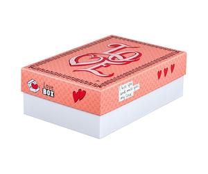 Falken - Ref. 22002312000F - Story box Love - 1 boîte cadeau avec couvercle - Boîte pensée pour chaque événement marquant - Long 36cm x largeur 24 cm x Hauteur 12 cm - Box amour