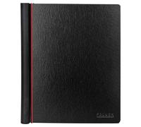 Falken - Réf.2400144000F - 1 classeur de chorale GLORIA A4, porte-partitions, mécanisme 2 anneaux, 4 élastiques de maintien, 2 poch.transparentes intérieures - Format 34x53cm - Noir