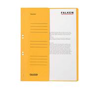 Falken - Réf. 80003825001F - Carton de 50 chemises à oeillet A4 1/2 VD KH - Jaune