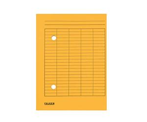 Falken - Réf. 80004203001F - Carton de 100 dossiers circulation carte recy A4 - Jaune