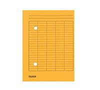 Falken - Réf. 80004203001F - Carton de 100 dossiers circulation carte recyclée A4 - Jaune