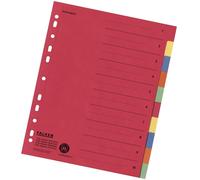 Falken répertoire 80086390 DIN A4 10 pièces carton manila coloré