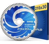 FALKENWALD® Lame de scie 216 x 30, idéale pour l'aluminium, compatible avec Bosch PCM 8s, GCM 8 SDE, lame de scie circulaire 216 x 30, scie à tronçonner, lame de scie à métaux pour scie à tronçonner