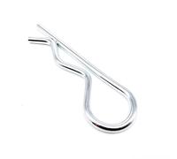 FALKIN Goupilles fendues à ressort en acier de Type R, Clips fendus ondulés for utilisation sur véhicule M1 M1.2 M1.6 M1.8 M2 M2.5 M3 M4 M5 M6 M7(1pc 6x120mm)