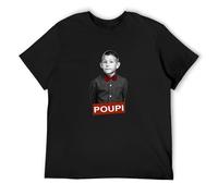 FaLkiNiQ Poupi Dance Dewey T-Shirt Graphics Tee Black Tee Shirt S